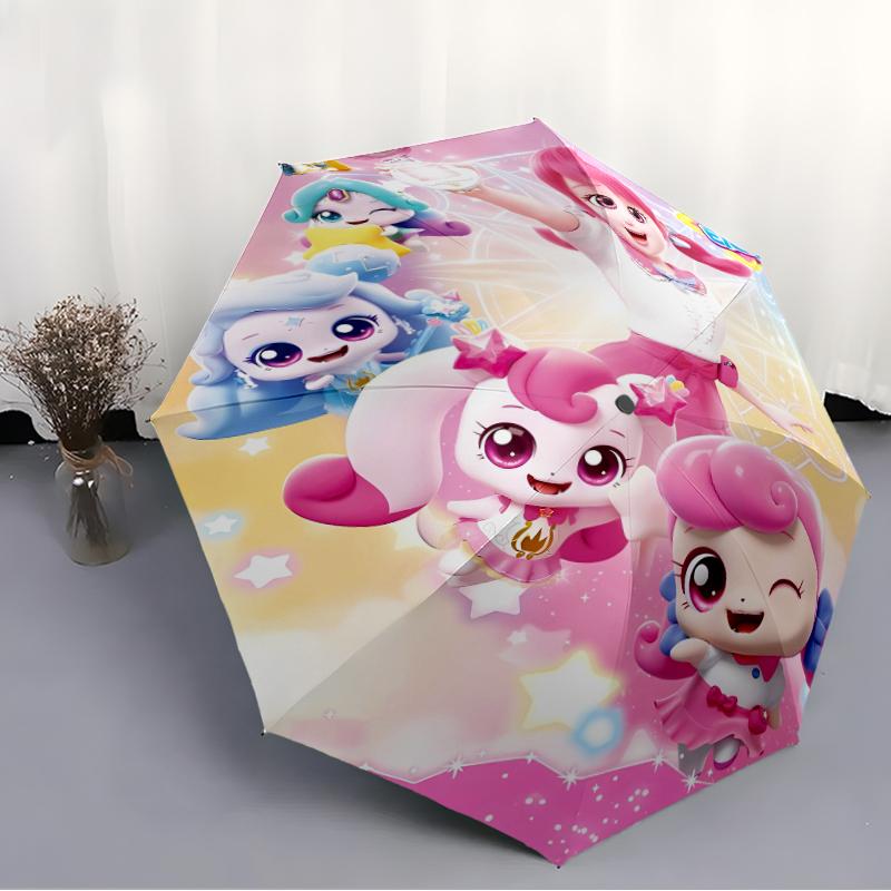 1pc Catch Teenieping Magic Sweethear (3) Umbrella, Sun Protection, And UV Shielding. It Has Eight Sturdy Ribs for Outdoor Use And Perfect Gift