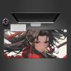 Cute Anime Girl Rubber Gaming Mouse Pad MM Decoration Keyboard Mousepas Kawaii warrior Large DeskMat for Laptop Gamer Pad