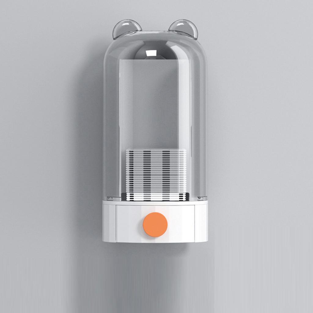 Wall Mounted Cotton Pad Organizers Stylish Cotton Pad Storage Solution Cotton Pad Dispenser For Beauty Enthusiasts