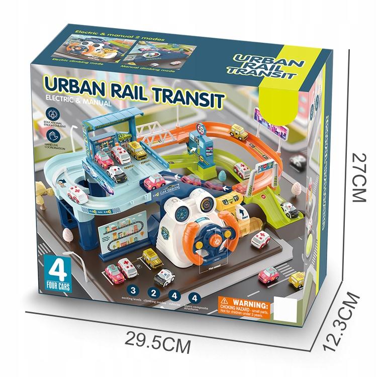 Interactive Track Parking For Cars Car Steering Foldable Garage 2 Modes