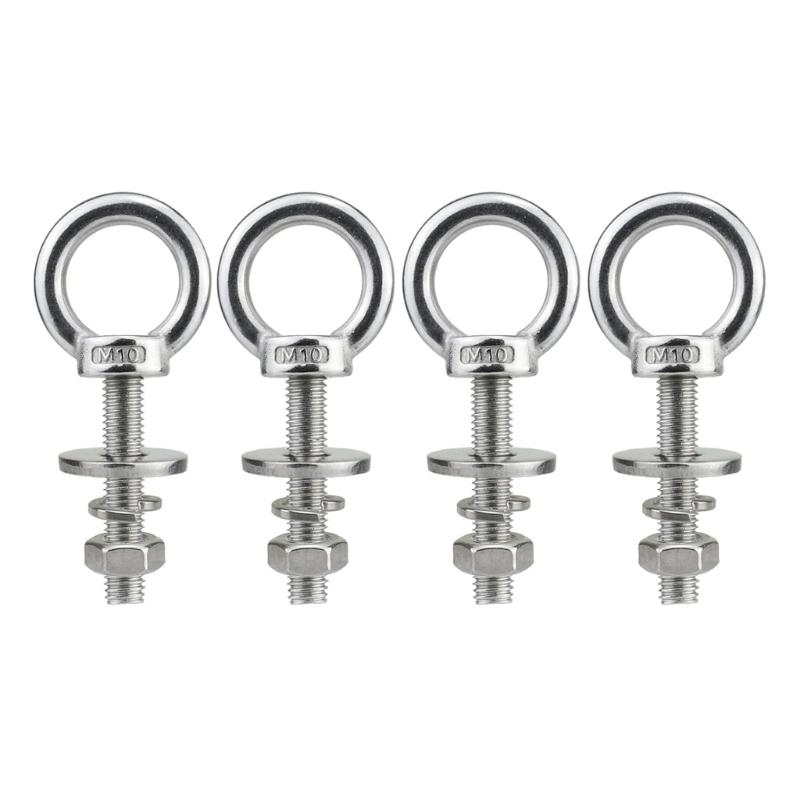 

Corrosion Resistant M10X50mm Extended Eye Screw Safe Load Steel Lifting Eye Bolt Corrosion Resistant Eye Bolt set 1