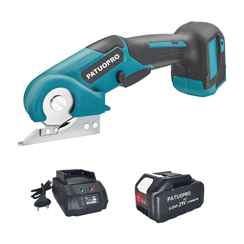PATUOPRO Foarfece Electrice Fără Fir 6mm Cuțit Rotund Foarfece Covor Material Plastic Piele Tăiere Scule Electrice Pentru Baterie Makita 18V
