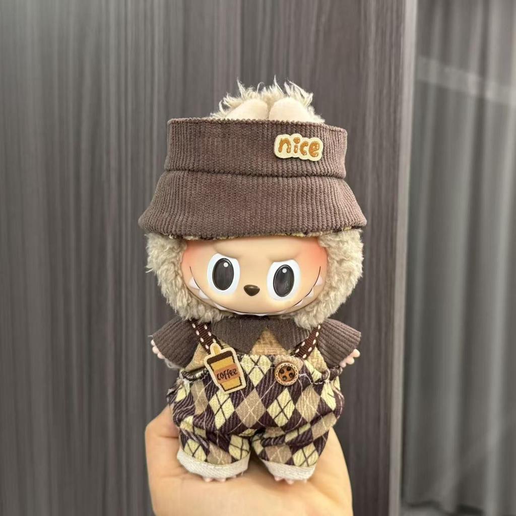 Baby Clothes 17cm Pendant First and Second Generation Vinyl Plush Doll Replacement Clothes Set