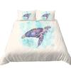 Domácí povlečení se zvířecím vzorem z oceánu Želva s potiskem Povlak na polštář Povlak na polštář Povlečení Set AU/EU/US Domácí dekorace v plné velikosti