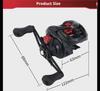 LIZARD GOLF DC 185g Lightweight Versatile Chinese DC Baitcasting Reel with Digital Brake (Left Handle)