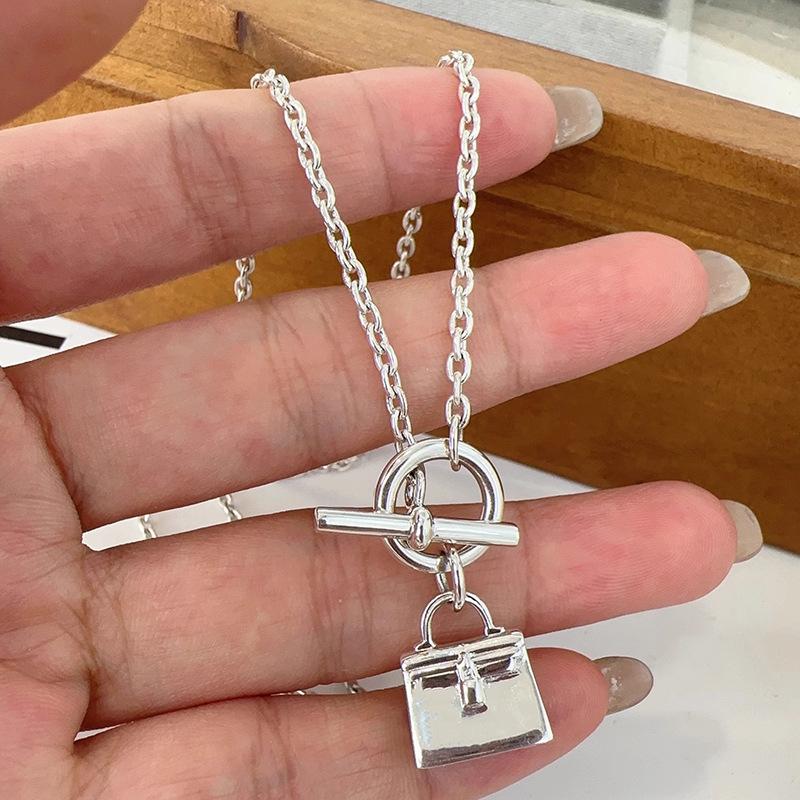 PANJBJ 925 Sterling Silver Irregular ShellNecklace for Women Minimalism Fashion Design Trend Sweet Jewelry Gift Dropshipping