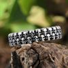 Stainless Steel Skull Ring, Personalized Fashionable Retro Men's Ring, Korean Version Titanium Steel Ring, Daily Jewelry Gift