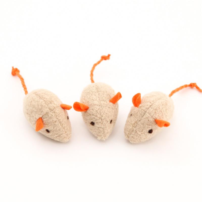 New! Colorful Plush Mouse Scratch-resistant Catnip Play Chase Exercise Toys Pet Supplies For Indoor Cat