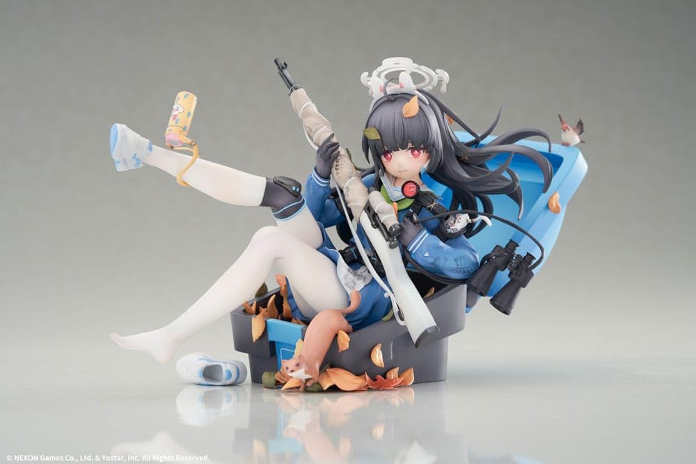 

Elegant Blue Archive Blue Archive Miyu Total height up to Approximately 140mm scale painted PVC and ABS figure - - (Coward s Observation) halo синий