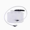 Food Grade Collapsible Water Container 1.5L  Foldable TPU Water Storage Bag with Spigot for Camping Hiking Emergency
