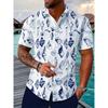 Camisa Hawaiana de Manga Corta para Hombre Diaria Camisa de Manga Corta para Entusiastas del Béisbol Camisa Casual de Verano para Hombre para Exteriores