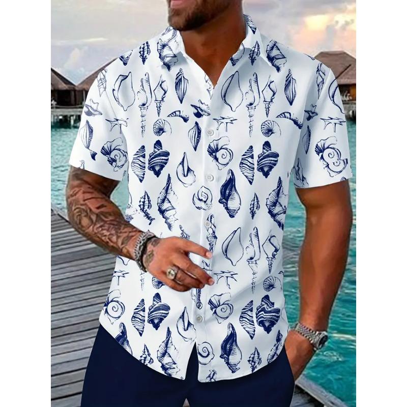 Camisa Hawaiana de Manga Corta para Hombre Diaria Camisa de Manga Corta para Entusiastas del Béisbol Camisa Casual de Verano para Hombre para Exteriores