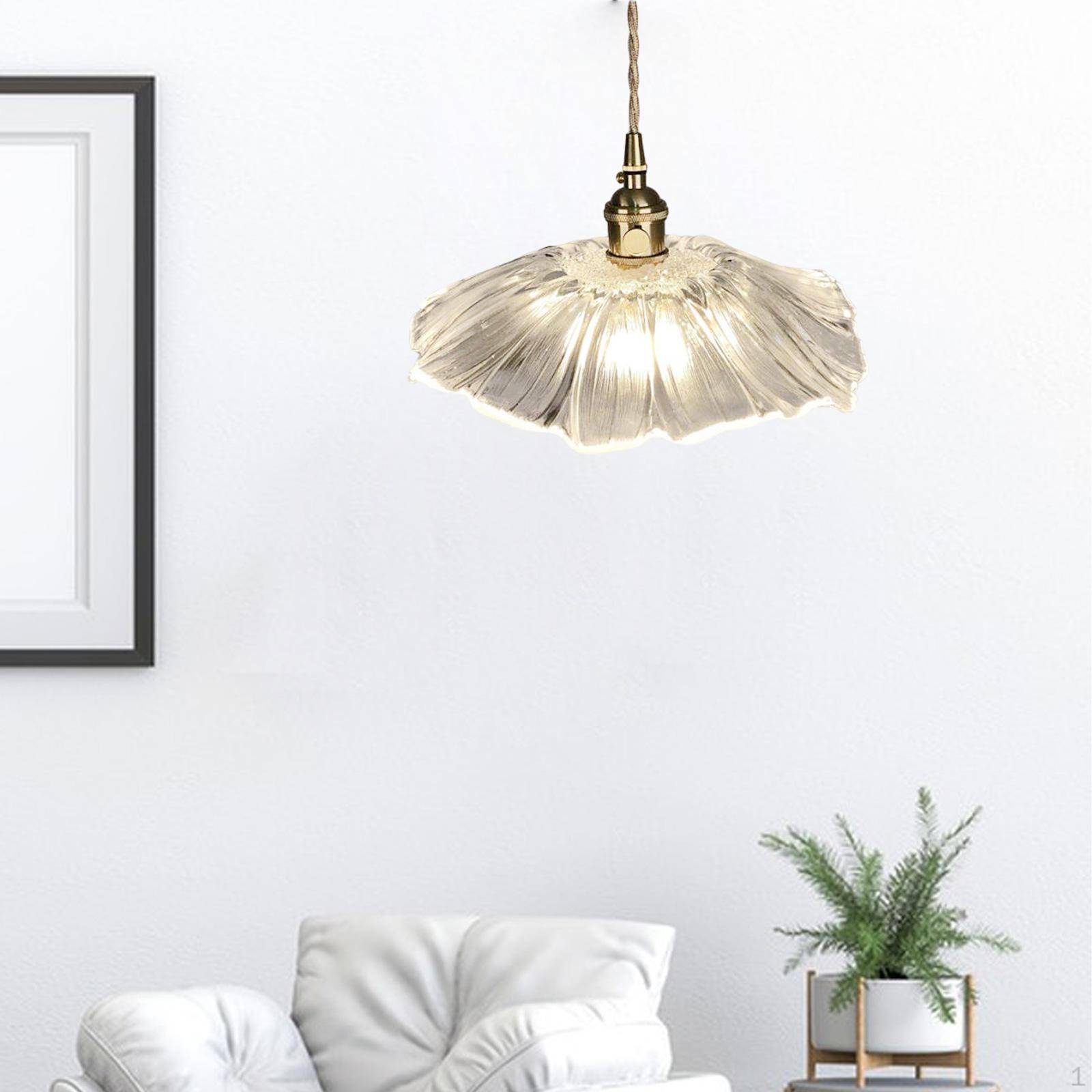 

Подвесной светильник в виде цветка, декоративный подвесной светильник, люстра для кофейной столовой L clear