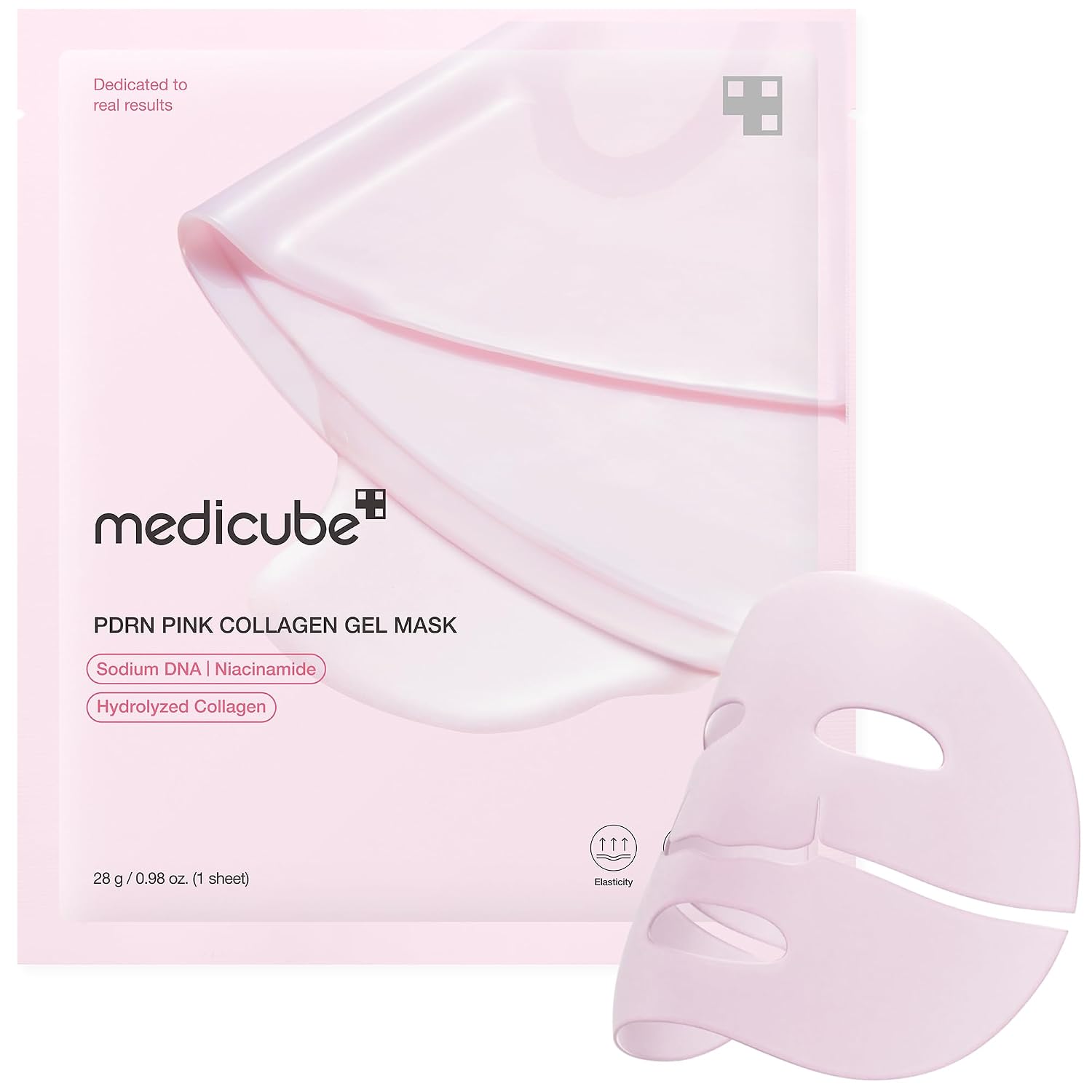 Medikube PDRN Pink Collagen Gel Mask 5 sheets included Firmness Elasticity Salmon Long-lasting Moisture