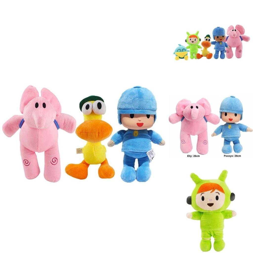 Adorable Pocoyo Elly Pato Loula Sleepy Bird Soft Plush Stuffed Figure Toy Doll Gift For Kids