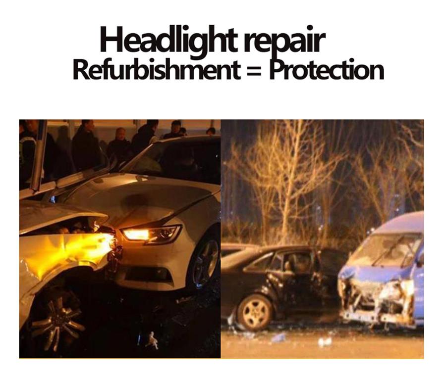 110V Car Headlight Lens Yellowing Aging Restoration Kit Refurbished Atomized Cup