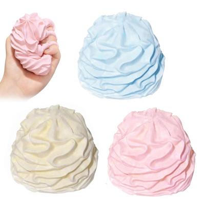 1/2/3Pcs Stress Relieving Cream Roll Toy, Soft Stretchy Ice Cream Squeeze Toy, Slow Rising Fidget Cake Sensory Toy for Anxiety Relief