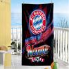 Bayern Munich Galaxy Artwork Customized Name Beach Towel Soft Durable Quick-Dry Portable for SwimmingBeachCamping Travel Beach AccessoriesGym