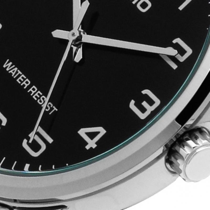 Casio Mtp V001d 1budf  Mtp V001d 1b  Analog Sat Student Male Metal Watch