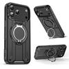 Applicable To iPhone18ProMax Lingsheng Mobile Phone Case Apple 17Pro Rotating Bracket 16 Anti-drop 15 Protective Case