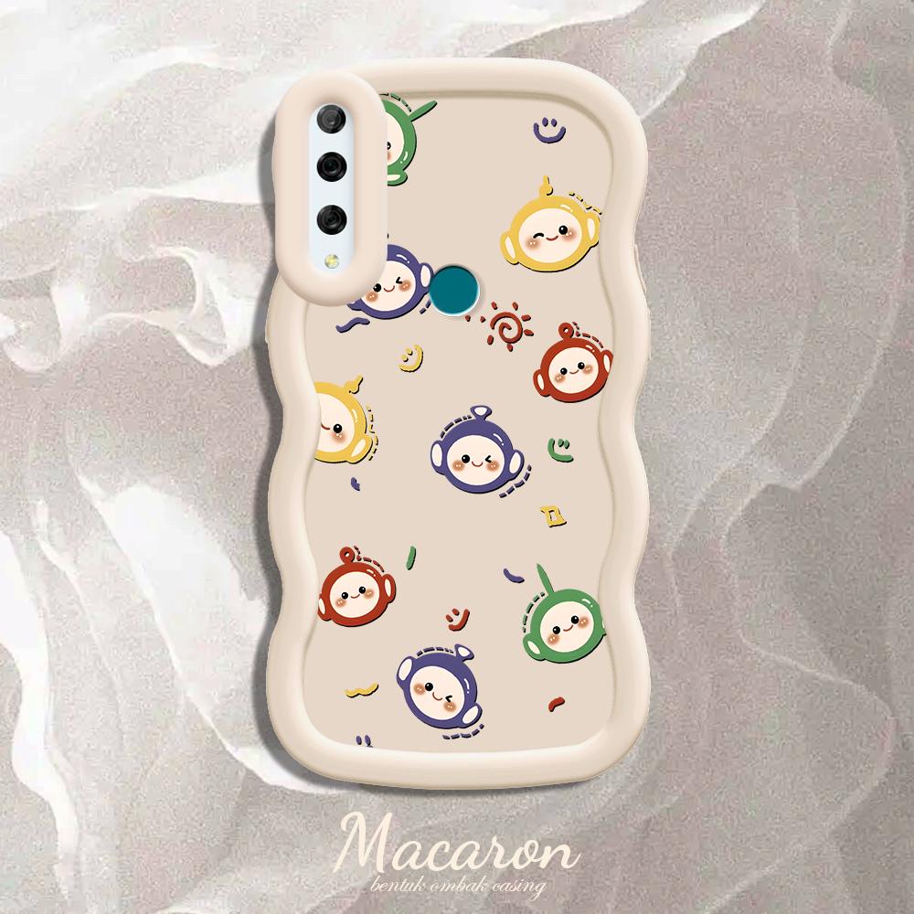 

Окрашенный узор Big Wave Edge Мягкий силиконовый материал Macaron чехол для телефона противоударный защитный резиновый чехол для iPhone Huawei Honor Infinix Tecno Tecno Pova 6 Neo белый