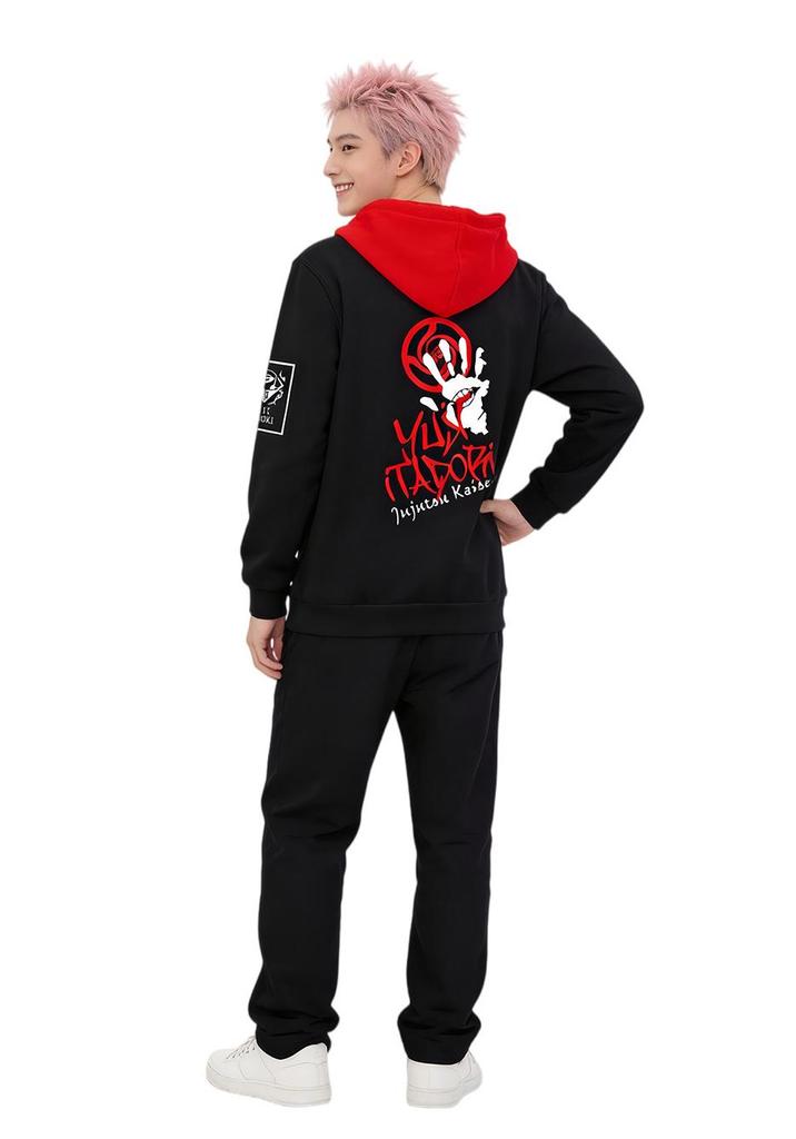 Jujutsu Kaisen Itadori Yuji Halloween Cosplay Hoodie Sweatshirt