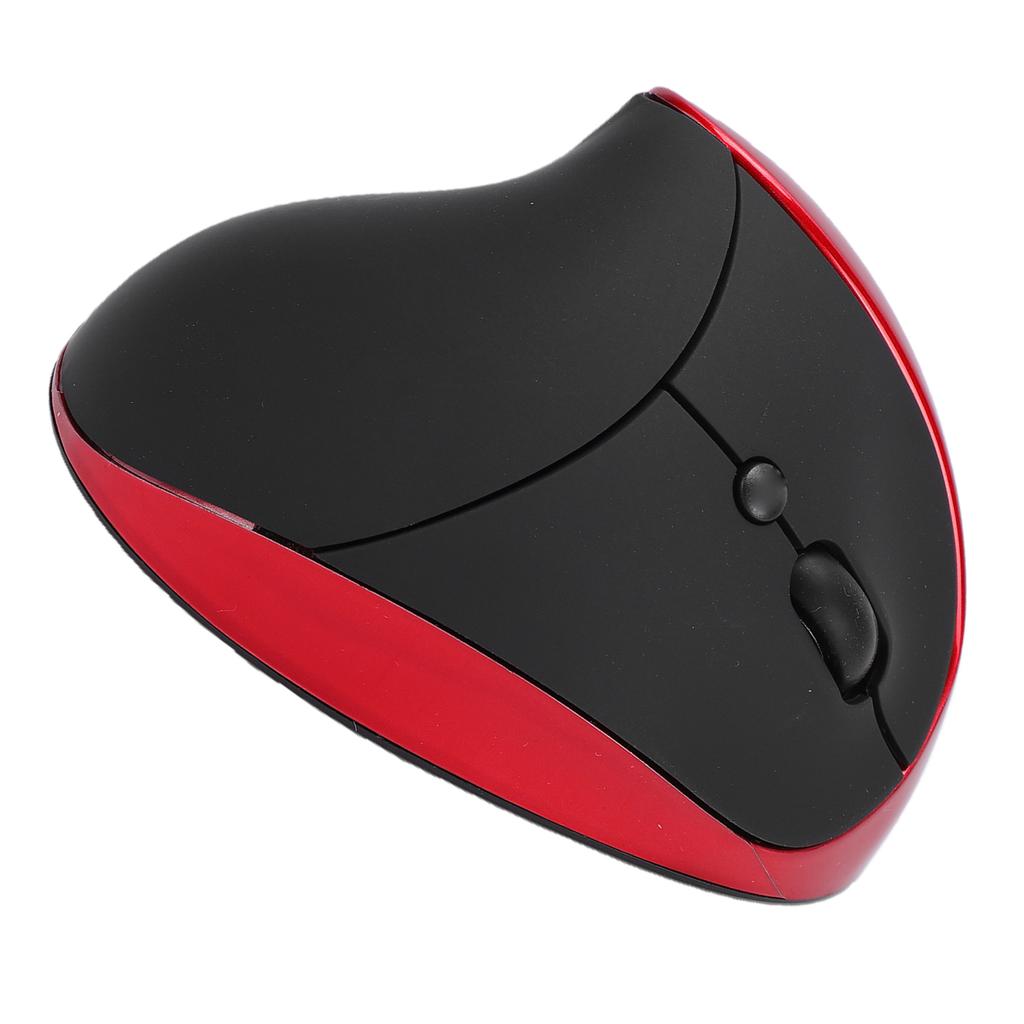 Wireless Vertical Mouse 2.4GHz 3 DPI Adjustable Optical Rechargeable Vertical Ergonomic Mouse with 6 Buttons USB