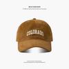 Grinding baseball cap men's simple hat women's season big head circumference showing face small wide brim cap