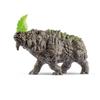 Figurine Rhino de Pierre, Figurine fantastique, Monstre Mythique et Puissant avec une Tête Mobile, Schleich 70157 Eldrador Creature