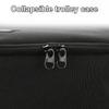 Carrying Case Rolling Speaker Bag for Wireless Speaker Foldable Storage Bag Multi Pocket Protective Case with Wheel