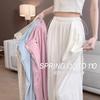 Maternity Pants Spring and Summer Thin Outer Wear New Models Without Support Spring and Summer Yamamoto Wide-leg Milk Leather Trousers Spring Wear
