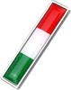 1 Pair Flag Metal Sticker Italy Flag Emblem Sticker Multipurpose Bumper Flag Decal Car
