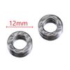 5pcs Stainless Steel Hollow Square Heart Round Charms Stone Texture Pendants for DIY Jewelry Findings Necklace Earrings Supplies