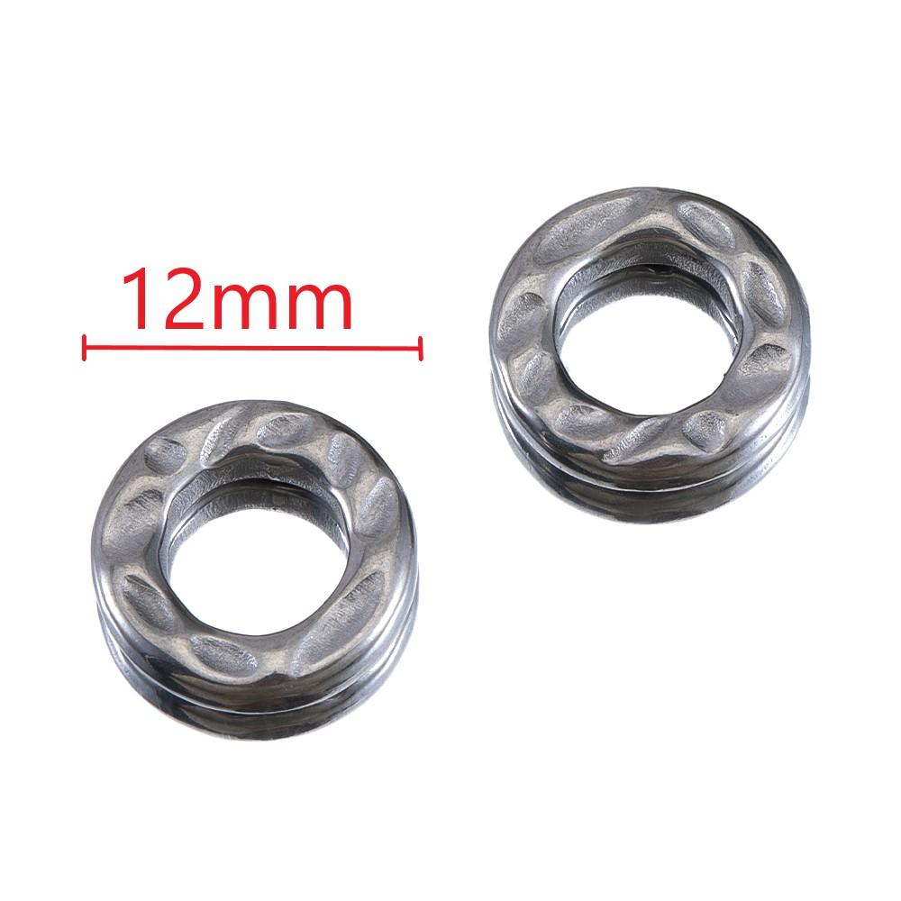 

5pcs Stainless Steel Hollow Square Heart Round Charms Stone Texture Pendants for DIY Jewelry Findings Necklace Earrings Supplies 5pcs