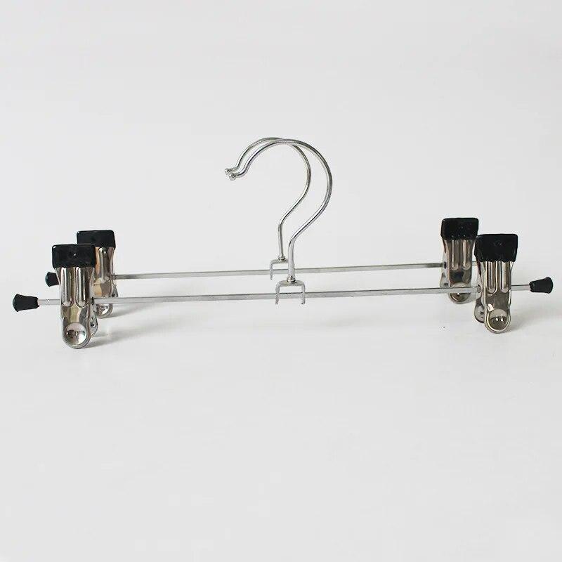 2pcs Household Pants Rack Plastic Seamless Pants Rack Household Clothes Drying Rack Bra Underwear Clip