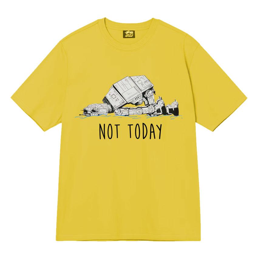 Funny At Walker Not Today Harajuku T Shrits Graphics Print Mens Women Tee Shirt High Quality Short Sleeves Streetwear Teenagers