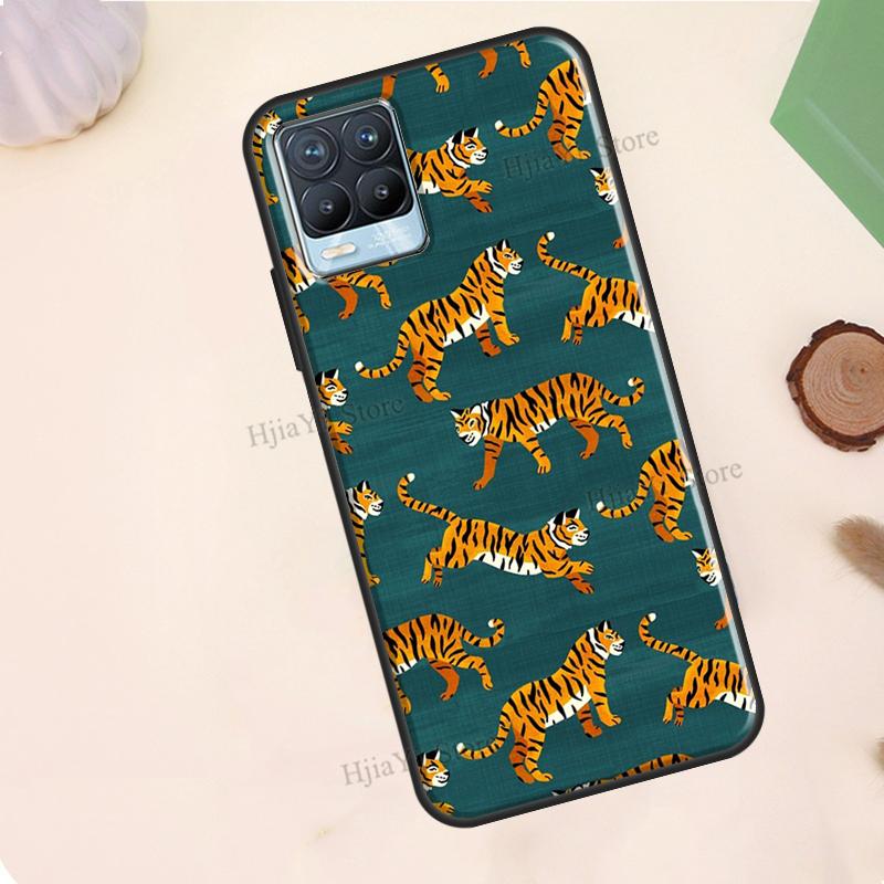 Funda de teléfono Animal Tiger Art para iPhone Samsung Galaxy Redmi Xiaomi Oppo OnePlus Note SA 7 8 9 10 11 12 13 14 20 21 22 23 53 54 Pro Max Plus Ultra