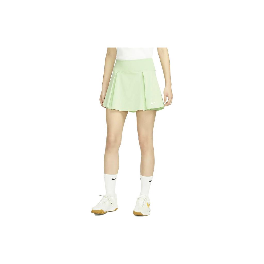 Nike Dri-FIT Advantage Einfarbig Elastisch Sport Schnelltrocknend Bequemer Tennisrock Damen Röcke Melonengrün DX1422-343