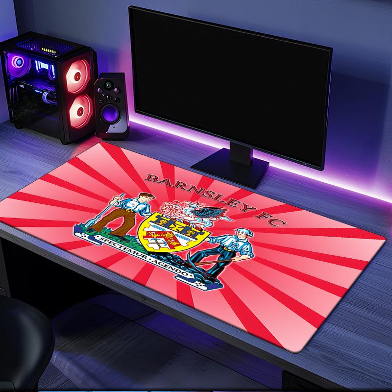 Barnsley Crest Design Mouse Pad, Rubber Base, Mouse Pad for Gamers and Office Use, Gaming Desk , Easy To Clean Mat Christmas fan gifts