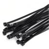 100 Black Nylon Cable Ties, High Tensile Strength, Uv Resistant, Fastening Loop Ties, Self-Locking, Suitable For Home And Office Wire Management