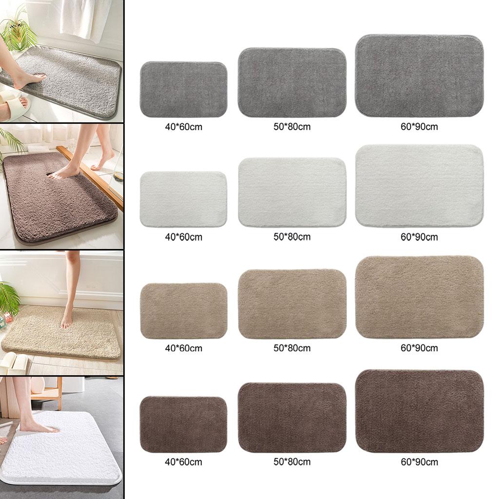 Bathroom Rug Non Bath Mat for Water Absorbent Comfortable Carpet