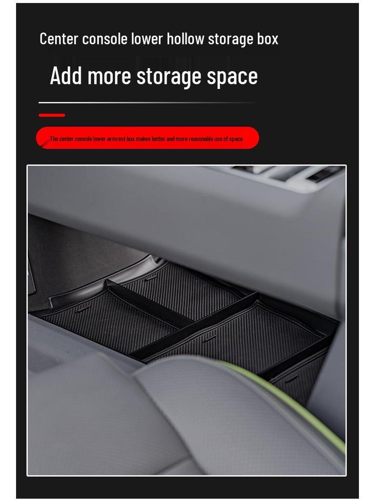 Anti-slip Interior Storage Box for BJ40 Armrest and Center Console