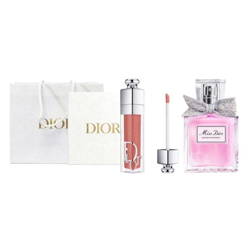 Dior Miss Dior Blooming Bouquet Eau De Toilette+Lip Gloss Perfume Makeup Set