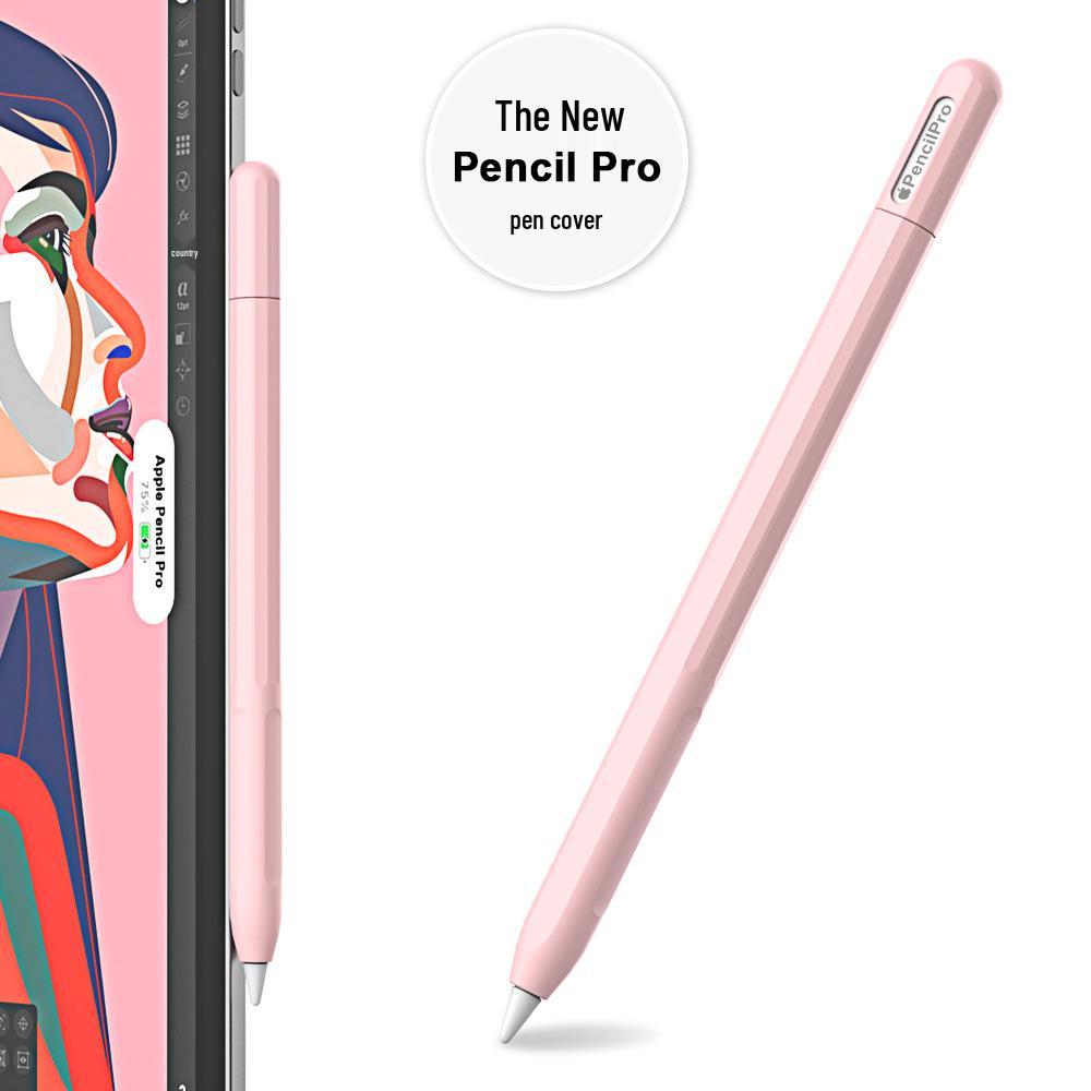 Apple Pencil Pro 4th Gen Silicone Protective Cover - Full Wrap, Color Block Design