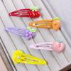 8PCS Cute Fruit Hair For Girls Kids Resin Barrettes For Baby Fine Hair Styling Accessories