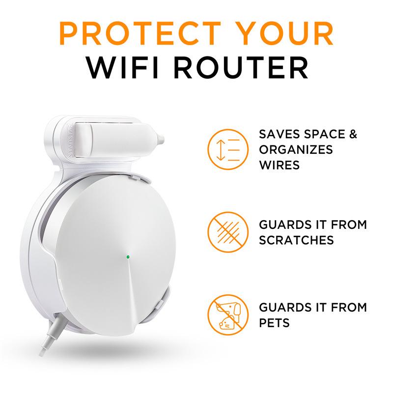 Punch-Free Wall Mount Bracket for TP-LINK Deco M5 Wi-Fi Router