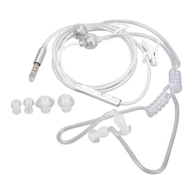 Air Tube Earbuds Ergonomic Radiation Free Noise Reduction Portable Binaural 3.5mm Air Tube Headset