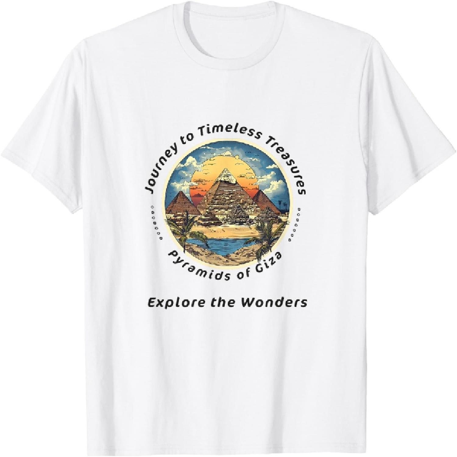 Pyramids of Giza, Egypt T-Shirt S