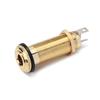 Gitarren-Tonabnehmer Ersatzteile Kupfer Endpin Stecker Gewindezylinder Buchse für DIY Reparatur