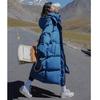 Down Cotton-padded Clothes for Women's Winter New Medium and Long Knee-padded Jackets, Loose and Thickened Bread Clothes and Cotton-padded Clothes.